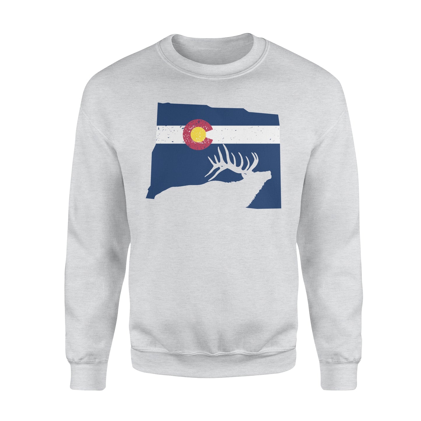 Colorado Elk Hunting, Colorado Elk Hunter, Elk Hunt, Elk Hunting Gift Essential Standard Crew Neck Sweatshirt - NQSD234