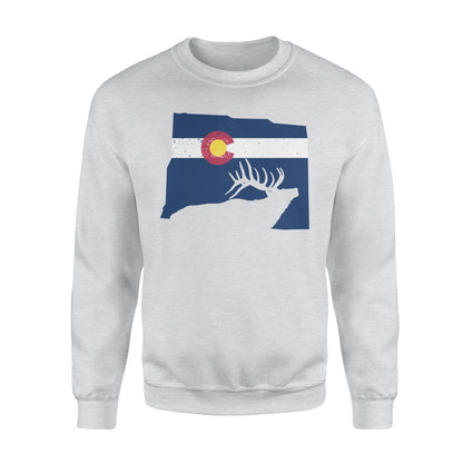 Colorado Elk Hunting, Colorado Elk Hunter, Elk Hunt, Elk Hunting Gift Essential Standard Crew Neck Sweatshirt - NQSD234
