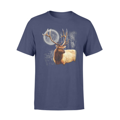 Elk under the full moon shirts