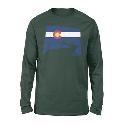 Colorado Elk Hunting, Colorado Elk Hunter, Elk Hunt, Elk Hunting Gift Essential Long Sleeve shirt - NQSD234