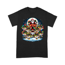 Load image into Gallery viewer, T-Shirt - Nine Bass fish as Santa's Reindeer
