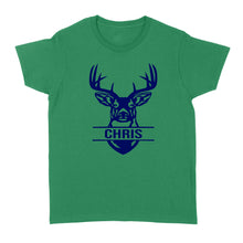 Load image into Gallery viewer, Deer hunting Deer Head custom name T-shirt, Hoodie, Long sleeve - FSD1209