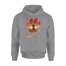 Load image into Gallery viewer, Custom dog's name dog paws mom autumn halloween personalized gift - Standard Hoodie