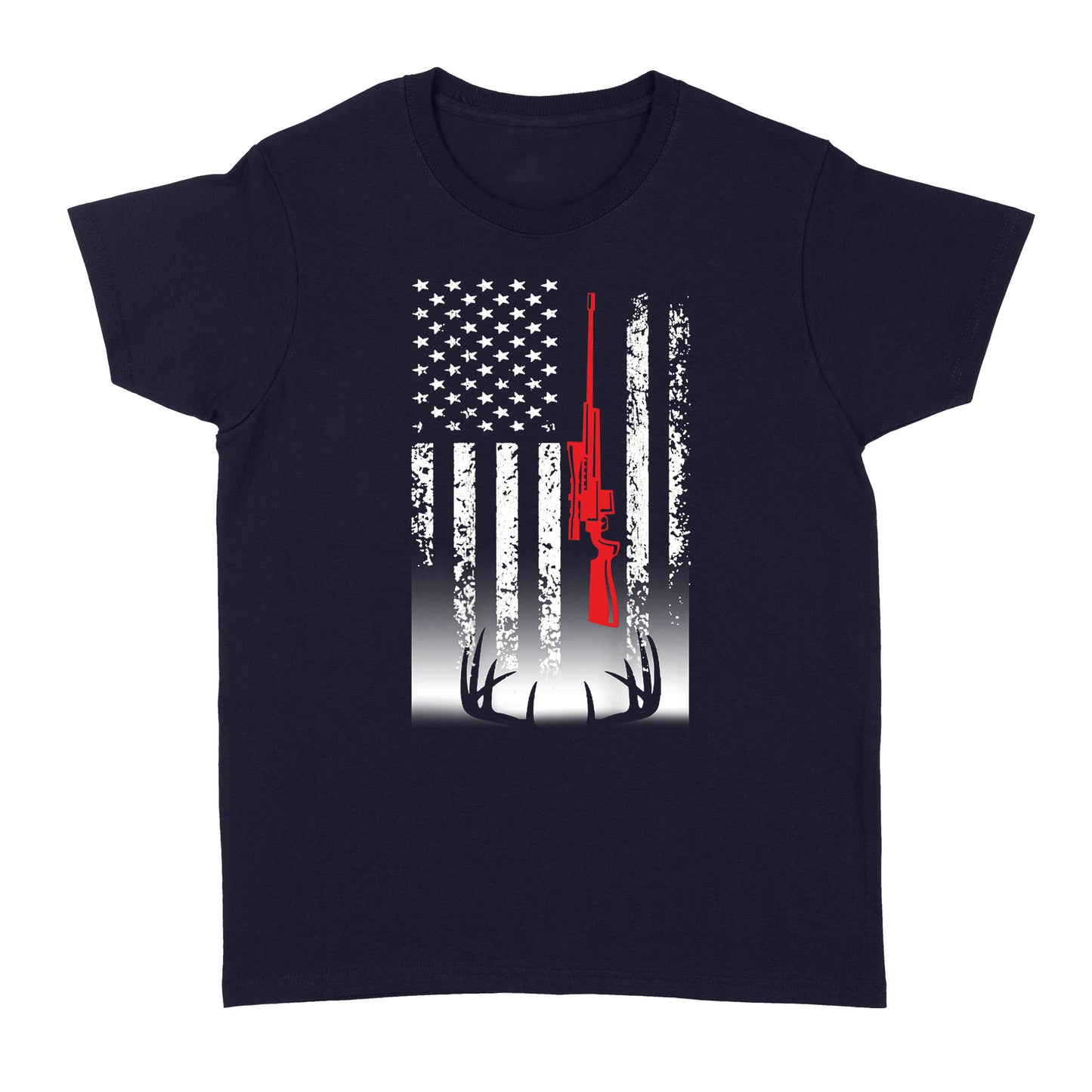 Deer hunting Women's T-shirt USA flag Shirts for Deer hunter - FSD869