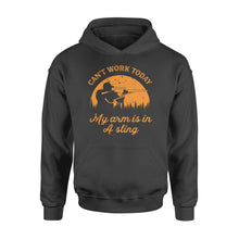 Load image into Gallery viewer, Can't Work Today My Arm is in A Sling Funny Hunting Deer Hunter Gift NQSD172 - Standard Hoodie