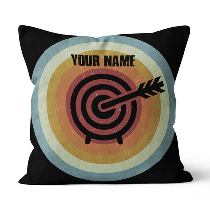 Personalized 3D Target Archery Pillow Custom Throw Pillow Archery Gifts VHM0866