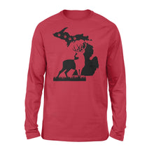 Load image into Gallery viewer, Michigan deer hunting shirt Long sleeve - FSD1187