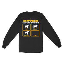 Load image into Gallery viewer, Rottweiler Standard Long Sleeve | Funny Guide to Training dog - FSD2405D08