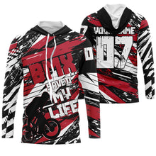 Load image into Gallery viewer, BMX Life Red BMX jerseys UPF30+ Off-road bike shirt Cycling gear Adult kid BMX bicycle clothes| SLC84