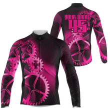 Load image into Gallery viewer, Custom Cycling Jersey Sprocket Mountain Bike Cycle Racing Bicycling Shirt Road Biking - Pink| NMS834