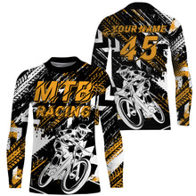 Load image into Gallery viewer, Personalized MTB jersey UPF30+ Mountain bike gear Downhill trails cycling top Adult kid MTB shirt | SLC100
