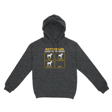 Load image into Gallery viewer, Rottweiler Standard Hoodie | Funny Guide to Training dog - FSD2405D08