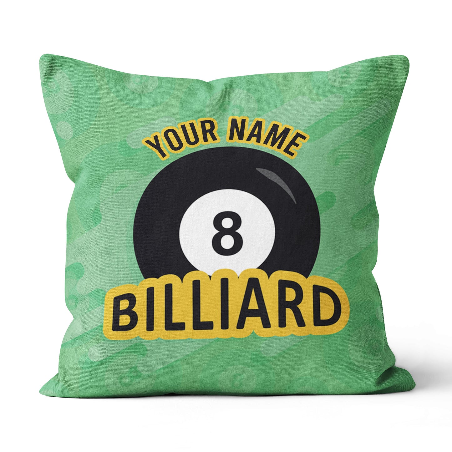 Personalized Green 8 Ball Billiards Pillow Custom Gifts For Pool Players VHM0844