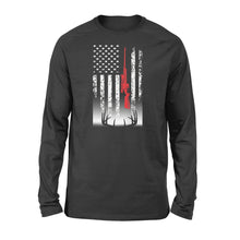 Load image into Gallery viewer, Deer hunting Long sleeve USA flag Shirts for Deer hunter - FSD869