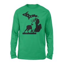 Load image into Gallery viewer, Michigan deer hunting shirt Long sleeve - FSD1187