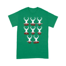 Load image into Gallery viewer, Funny Christmas Reindeer Hunter Shirt, Deer Hunter Gift D02 NQS2460 Standard T-Shirt