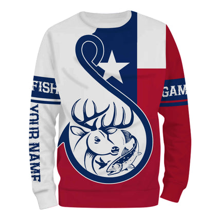 Texas Game and Fish Customize name 3D All over print shirts personalized gift TATS160
