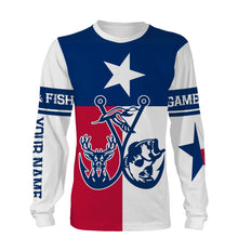 Load image into Gallery viewer, Texas Game and Fish Custom name 3D All over print shirts personalized gift - TATS162