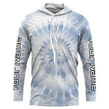 Load image into Gallery viewer, Custom spiral tie dye Long sleeve performance Fishing Shirts, Fishing gifts for Fishing lovers IPHW3585
