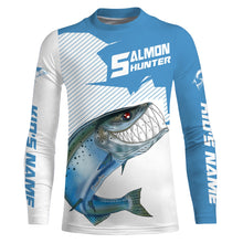 Load image into Gallery viewer, Angry Chinook King Salmon Custom Long sleeve Fishing Shirts, Salmon hunter Fishing jerseys IPHW3319