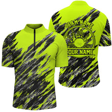Load image into Gallery viewer, Personalized Bowling Shirts For Men, Bowling Balls And Pins Bowling Team Shirts | Green IPHW4507