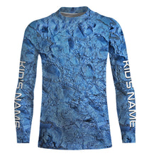 Load image into Gallery viewer, Ice camo Ice Fishing Shirts, Personalized Ice Fishing Clothing for men, women and kids IPHW3507