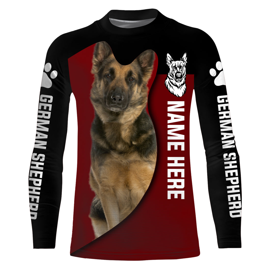 German Shepherd Dog Hunting Full printing Custom All over print shirts, personalized gifts - IPHW225