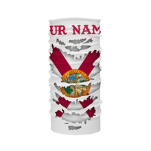 Load image into Gallery viewer, Custom Florida Flag Shirts, Patriot Long Sleeve Performance Shirts UV Protection Upf 30+ NQS2493