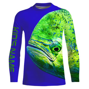 Mahi mahi Fishing Saltwater Blue Ocean All Over print shirts personalized fishing Gift NQS573