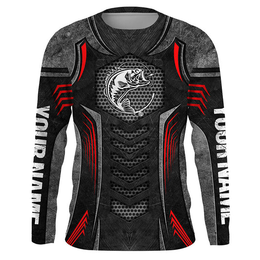 Beautiful Largemouth Bass Fishing Bass Tattoo Metal Custom Fishing Jersey - Personalized Fishing Gifts NQS4342