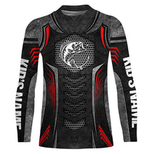 Load image into Gallery viewer, Beautiful Largemouth Bass Fishing Bass Tattoo Metal Custom Fishing Jersey - Personalized Fishing Gifts NQS4342