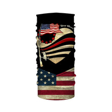 Load image into Gallery viewer, American Flag fishing rod Custom Name US flag long sleeves, hooded fishing shirt, Personalized Gifts for Fisherman NQS2930