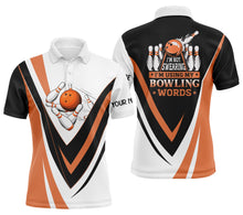Load image into Gallery viewer, Custom bowling shirt for bowling – personalized team jersey front view