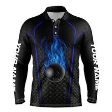 Load image into Gallery viewer, personalized bowling shirt for men – custom name design side view