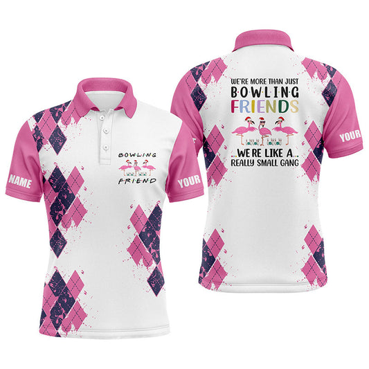 Custom bowling shirt for men – personalized team jersey front view