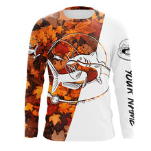Load image into Gallery viewer, Autumn Fishing Long Sleeve Shirts Freshwater Fish Customize Name UV Protection Shirts FSD3462