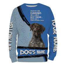 Load image into Gallery viewer, German Shorthaired Pointer GSP 3D All over printed Shirt, Funny Dog Saying shirt, Personalized Gift FSD3740