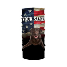 Load image into Gallery viewer, Chocolate Labrador Retriever American Flag 3D All Over Printed Shirts, Personalized Labs Lover Gifts For Men, Women FSD2598