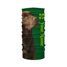 Load image into Gallery viewer, Dog St Patrick's day Shirts chocolate Labrador Retriever custom name All over printed T-shirt, Hoodie FSD3896