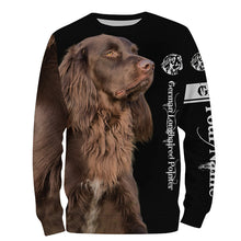 Load image into Gallery viewer, German Longhaired Pointer (Deutsch Langhaar) 3D All Over Printed T-Shirt, Hoodie Gifts for Dog Lovers FSD3645