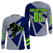 Load image into Gallery viewer, Custom Motocross Jersey UPF30+ Dirt Bike Racing Shirt Adult&amp;Kid Off-Road MX Motorcycle Shirt| NMS776