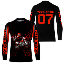 Load image into Gallery viewer, Personalized Motocross Jersey UPF30+ Youth Men Dirt Bike Racing Shirt Off-road Motorcycle Riding NMS1440