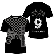 Load image into Gallery viewer, Personalized Motocross Jersey Racing Flag Riding Shirt Off-road Dirt Bike Motorcycle Lovers| NMS506
