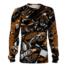 Load image into Gallery viewer, Motocross Racing Personalized Jersey Hoodie T-shirt, Dirt Bike Motorcycle Off-road Riders Biker Shirt| NMS323