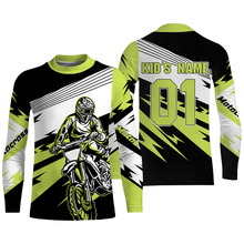 Load image into Gallery viewer, Custom Motocross Jersey UPF30+ Dirt Bike MX Racing Shirt Adult&amp;Kid Off-Road Motorcycle Riders| NMS774