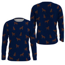 Load image into Gallery viewer, Labrador Retriever Lover Hoodie Long Sleeve Blue Shirt Kid Adult Shirt Lab Owner Labrador Owners| JTSD352