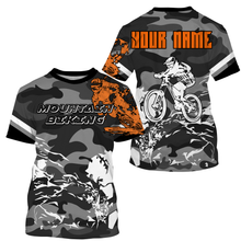 Load image into Gallery viewer, Mountain Bike Jersey Long Sleeve - Personalized Jersey MTB Shirt Cycling Shirt for Cyclist, Bike Rider JTS416