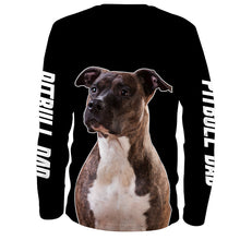 Load image into Gallery viewer, Pitbull Dog Long Sleeve| 3D Pitbull All Over Print Dog Shirt for Men Pitbull Dad| JLS193