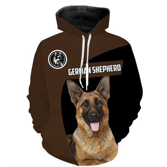 German Shepherd Hoodie - Unisex 3D Dog Shirt for Men Women - Dog Lover Gift - JHD198