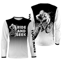 Load image into Gallery viewer, Personalized Mountain Biking Jersey, MTB Jersey All Over Print Long Sleeve Shirt for Cyclist Bike Rider JTS430